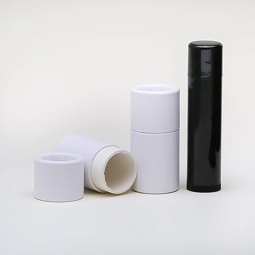 Bálsamo labial de cartón kraft blanco de 14 onzas (1000)