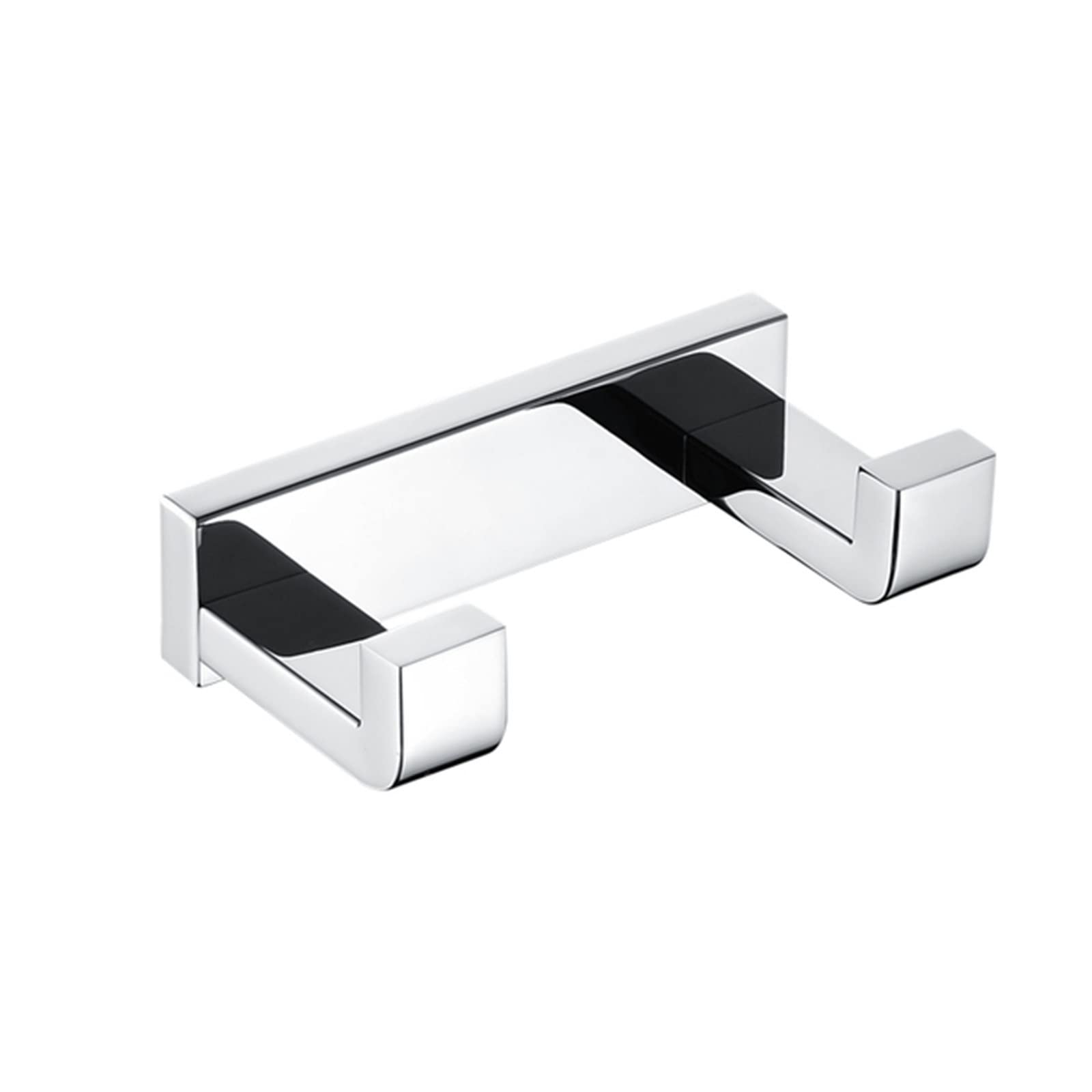 Ylfkwlhrw Silver Towel Hooks Wall Mounted Towel Hook Double Robe Wall Hange Bathroom For Bathroom Door Kitchen(1Pcs)