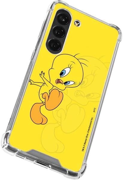 Skinit Clear Phone Case Compatible with Galaxy S23 - Officially Licensed Looney Tunes Tweety Bird Double Design
