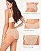 BAMBOO COOL Women's No Show Bikini Seamless Underwear for Women Low Waisted Non-marking Stretch Panties Full Coverage，6 Pack