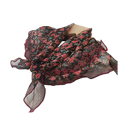 Image of FAIRYGATE Head Scarfs for Women Womens Scarves Silk Bandana Headscarf Hair Scarf Women Square Chiffon Neck Scarfs for Ladies Retro Mothers Day Gifts for Mum 45010
