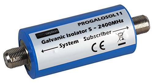 GALVANIC Isolator | Aerial/Satellite AMPLIFIERS/Distribution Aerial Satellite Equipment, 1 X Qty - PROGALISOL11