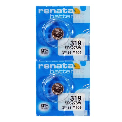 Baterías Renata 319 SR527SW Plata 1.55V (2 unidades) miniatura 1