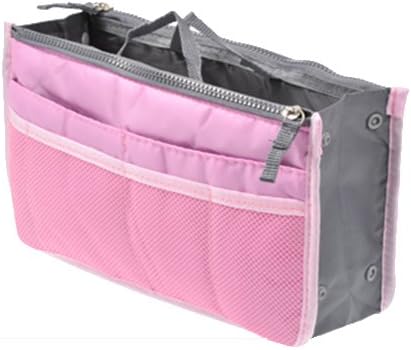 UINK [system bag-in-bag (unisex) 10 color] Easy storage bag in bag! Notebook and pen from necessities such as your wallet, mobile is also the perfect size! [Light Pink]