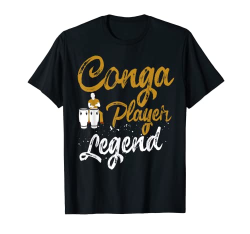 Conga drum t-shirt Cuba Musica tumbadora Drummer regalo Maglietta