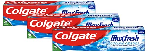 Colgate Max Fresh Cooling Crystals Toothpaste 125ml (Pack of 3)