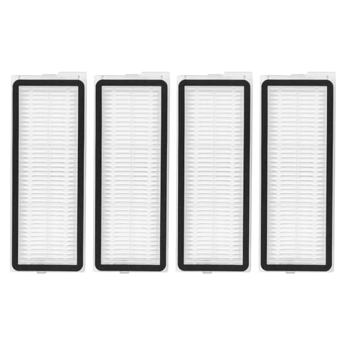 Fixbetter 4 Stück Ersatz-HEPA-Filter für Roborock Qrevo MaxV/Qrevo Pro/Qrevo S Roboter-Staubsauger-Zubehör