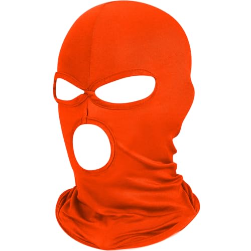 Image of Pukavt 3 Hole Balaclava Ski Mask for Men Women, Thin Full Face Mask