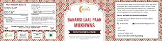 Organic Nature Banarasi Laal Paan Mukhwas [Mouth Freshener, Digestive, After-Meal Snack] [Jar Pack] (900 Grams (Pack of 3 of 300 Grams))