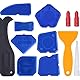 Silikonentferner Werkzeug Set, 12 Stück Fugenglätter Set, Silikon Caulking Werkzeug Kit, Silikon Schaber Silikonentferner Dichtungswerkzeuge für Küche Bad Boden Fliesen