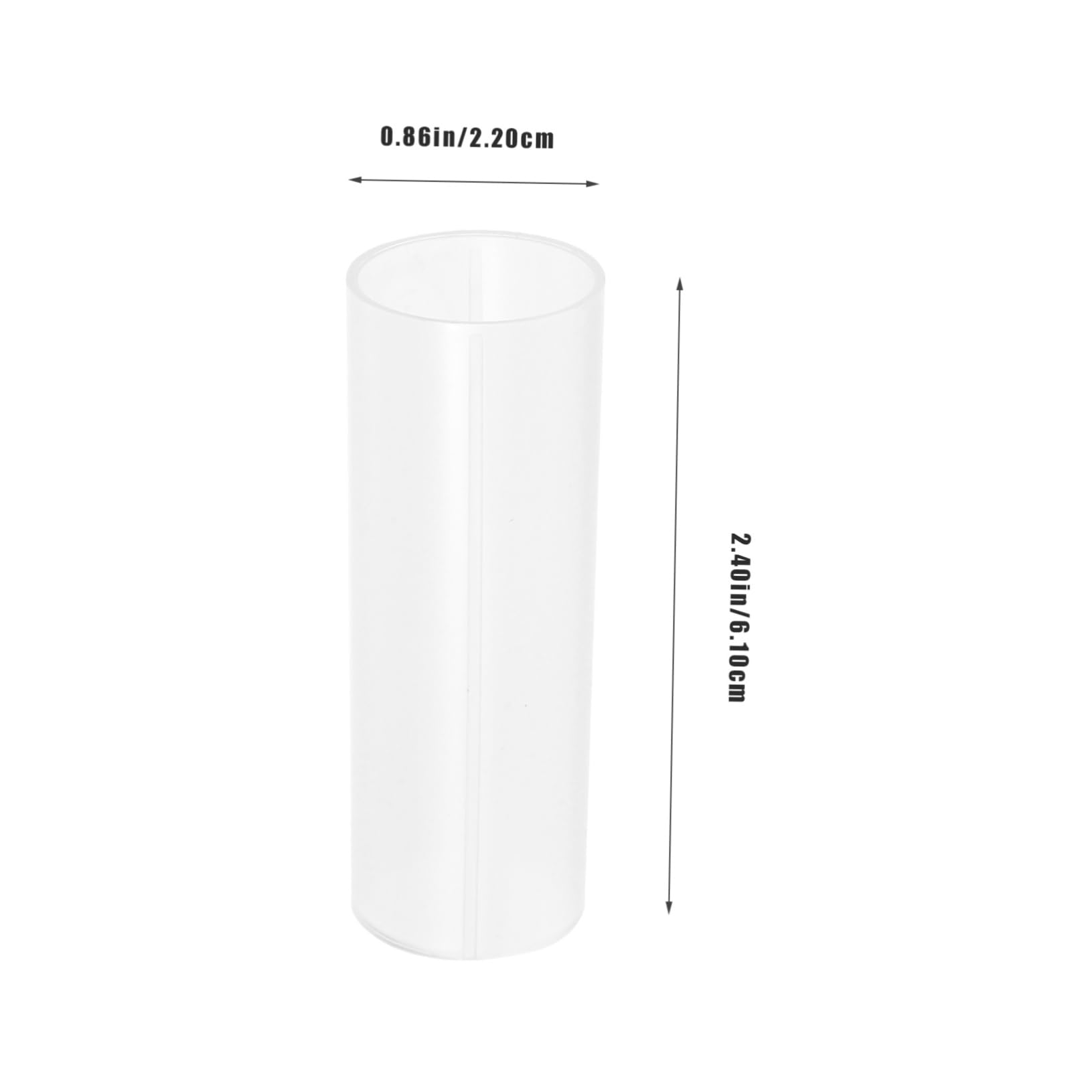 VILLCASE 10pcs Battery Protective Sleeve for Cylindrical Battery Insulation and Heat Resistance Easy to Install Lightweight Tube for Safe Storage and Use