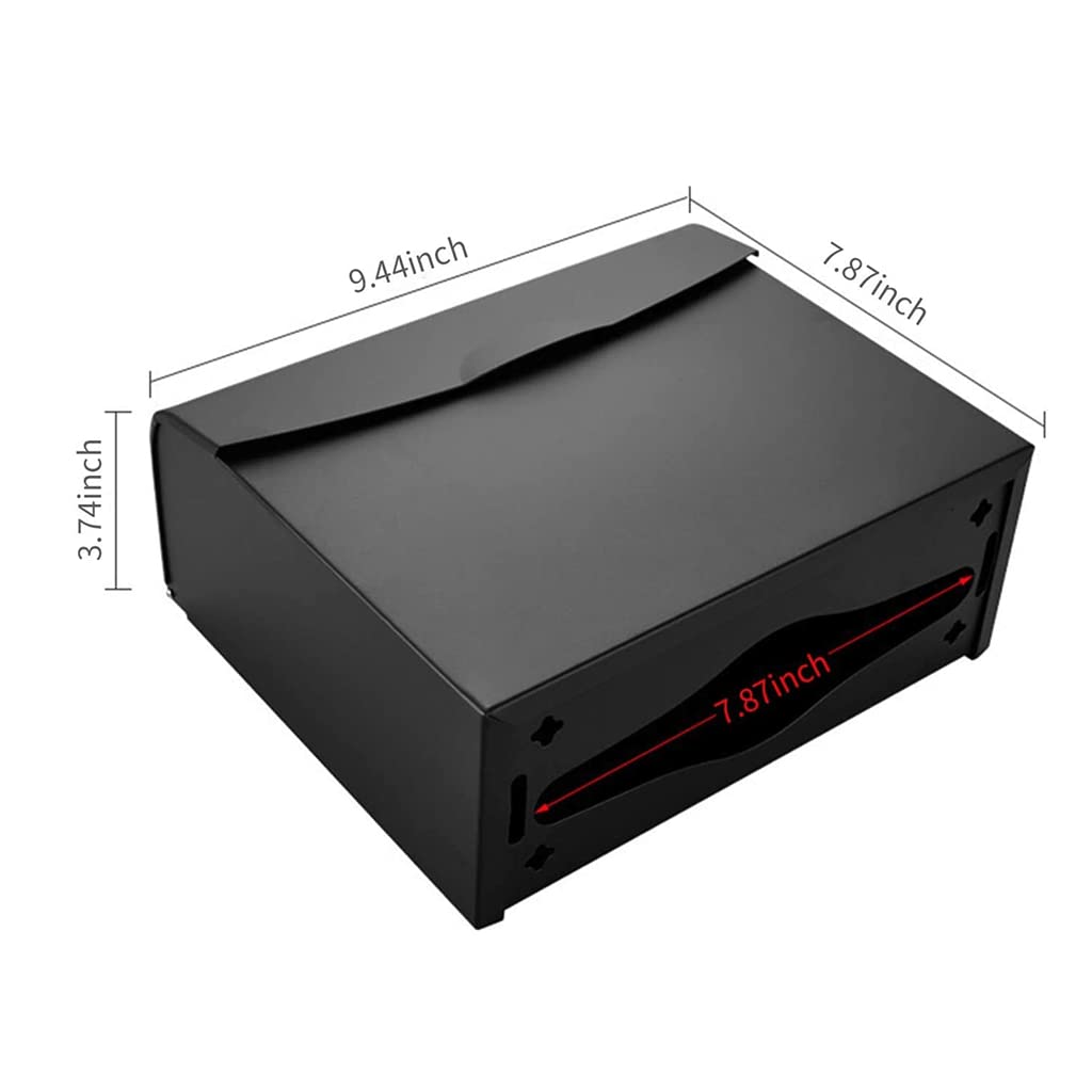 BKEKM Dispenser Salviette Dispenser di Asciugamani di Carta a Parete Dispenser di Asciugamani di Carta Commerciale Senza punzonatura Porta Asciugamani di Carta Impermeabile Moda