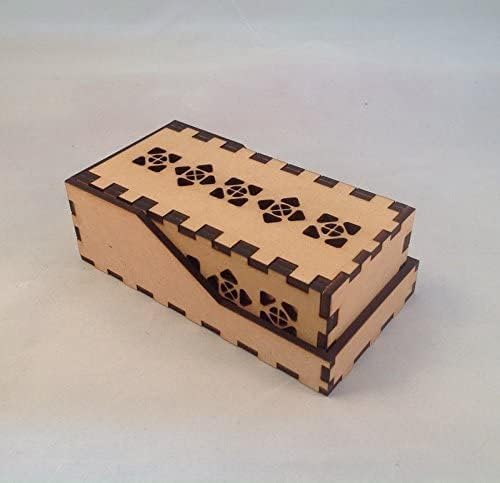 Mini Dice Tower v1 Purple Acrylic Window Laser Cut MDF Unique Fast Shipping
