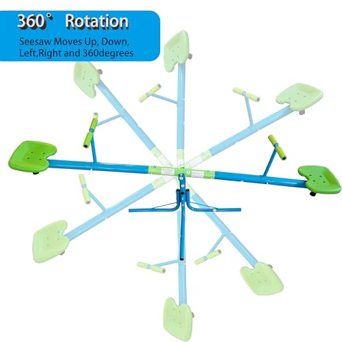 Plum® Rotating See Saw - Purple/Teal