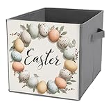 Design convivial : équipé de poignées robustes sur les deux côtés, cette boîte de rangement est facile à transporter et à déplacer partout où vous en avez besoin. La structure renforcée, avec des côtés en carton et des inserts amovibles, conserve sa forme et peut être facilement pliée à plat lorsque vous ne vous en servez pas, économisant de l'espace précieux