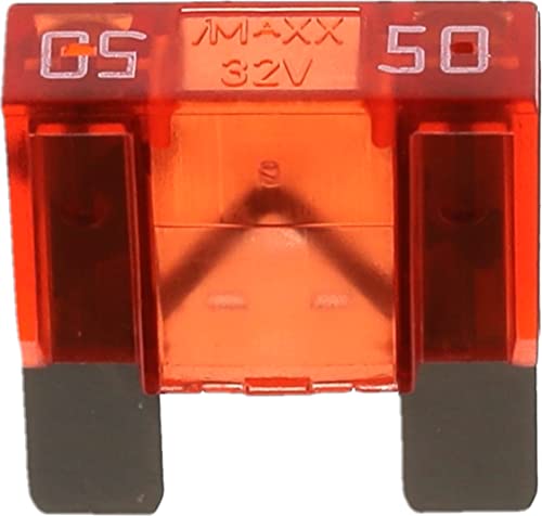 Restagraf - Fusible plano (32 V/50 A, en caja), color rojo