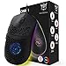 Gaming Maus PC,7200 DPI Gamer Maus mit 7 Programmierbare Tasten und 13 RGB Lichteffekten,Kabel Gaming Mouse Kleiner Lüfter Design für Laptop,Windows,Mac(Schwarz)
