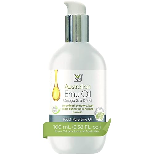Y Not Natural Pure Emu Oil - Face Moisturizer, Body Oil & Hair Growth Oil - Organic Skin Care with Vitamin E Oil, Omega 3-6-9 - Multi-Use Face Oil, Scalp Oil & Cuticle Oil - Australian Emu Oil (100ml)