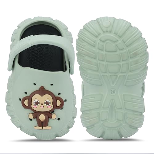 Image of GLJ Little Wonders Kids Clogs, Water Shoes for Girls and Boys, Penguin Design, Toddler Sizes