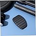 Cabilock 2pcs Non-Slip Rubber Brake and Clutch Pedal Covers for Car Protective Foot Pads for Brake and Clutch Pedals Vehicle Accessories