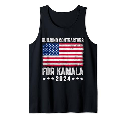 Contratistas de edificios para Kamala 2024 Camiseta sin Mangas