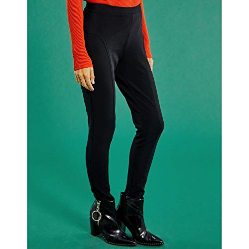 LEGGING MALHA CANELADA-PRETO-M