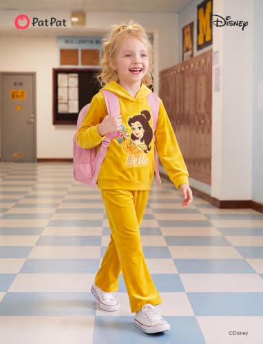 Image of Disney Marvel Outfits for Girls Long Sleeve Hoodie Pants Sets Fall Winter