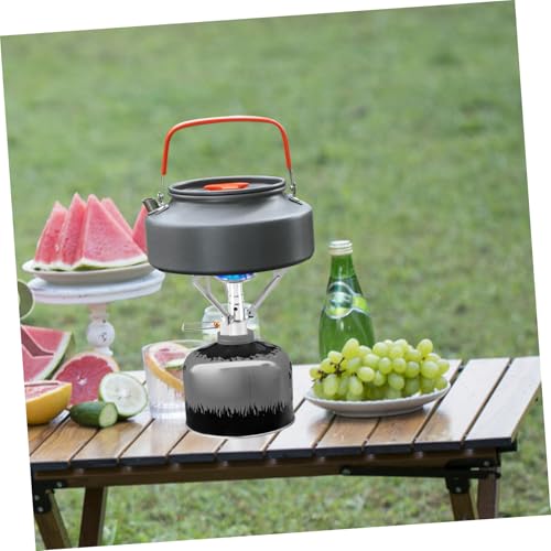 Réchaud de camping à gaz portable avec support rétractable stable