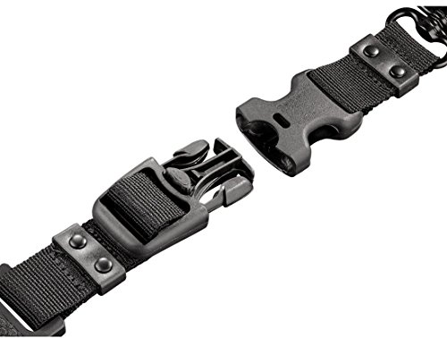 Hama Kameragurt Quick Shoot Strap (Schultergurt l&auml;ngenverstellbar bis 150 cm, Neopren, weich gepolstert, Sling universal passend f&uuml;r DSLR/Spiegelreflexkamera) schwarz