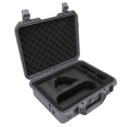 Mini Dish Hard Carry Case, IP67 Shockproof Protection, Made from PP Material with Silicone Handle for Mini Dish Accessories, Suitable for RV Yacht Car SUV, Storage Box
