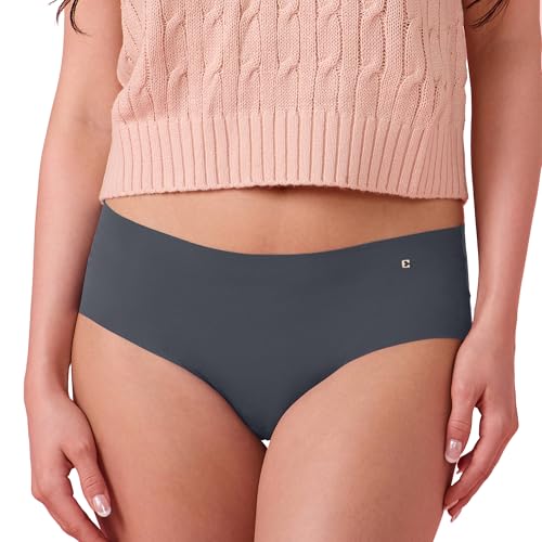 Image of Enamor Innovations Invisi, All Day Comfort, Mid Waist Hipster Panty for Women - No Visible Panty Lines, Sweat Wicking, Free Cut, Full Coverage - PH40