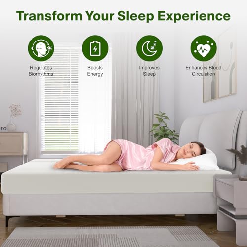 Grounding Sheets Queen Size, Earth Grounded Fitted Bed Sheet with 10% Pure Silver Fiber + 90% Organic Cotton, for Improved Sleep & Wellness (Beige, Queen - 80"x60"x15")