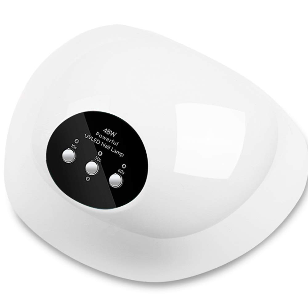 FAXIOAWA Lampada per Unghie a LED Essiccatore UV per Unghie 48W-24W Interruttore con impostazione Timer 10s/30s/60s e sensore Automatico per Smalto Gel