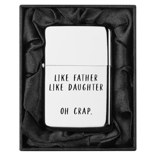 Encendedor en caja regalo negro seda padre e hija