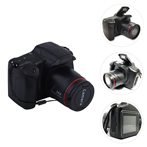 SOLUSTRE Câmeras Câmera Digital Portátil Zoom 16x Filmadora de Vídeo Fotografia Teleobjetiva Câmera