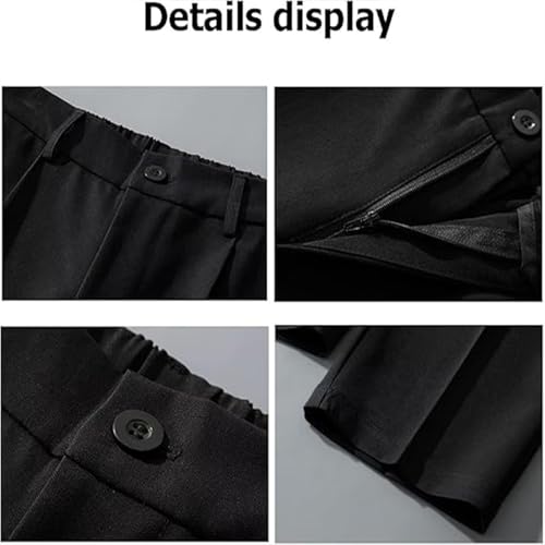 Dualego Ice Silk Pants Men, Easemotions Super Stretch Ice Silk Comfort Everyday Pants Straight Through Slim Fit3