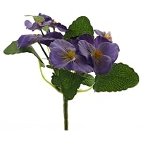 Amazon.de: mucplants Primelbusch 21cm Stecker knstliche Primeln Primeln  Primula Schlsselblumen Kunstpflanzen Kunstblumen (Lavendel)