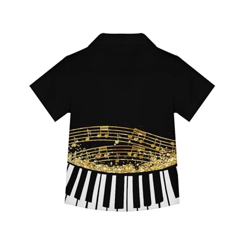 Toddler Boy Button Down Shirt Short Sleeve Cool Hawaiian Shirts for Kids2