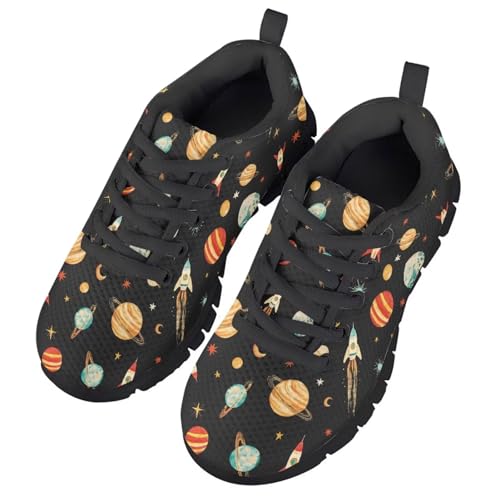 Kids Lightweight Tennis Sneakers Running Shoes for Girls Breathable Mesh Lace Up Athletic Sneakers for Little Kid Size11-13/ Big Kids Size1-5