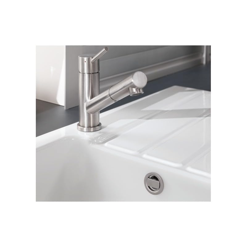 Evier 1 bac 86 x 51 cm VILLEROY ET BOCH Architectura 50 Blanc