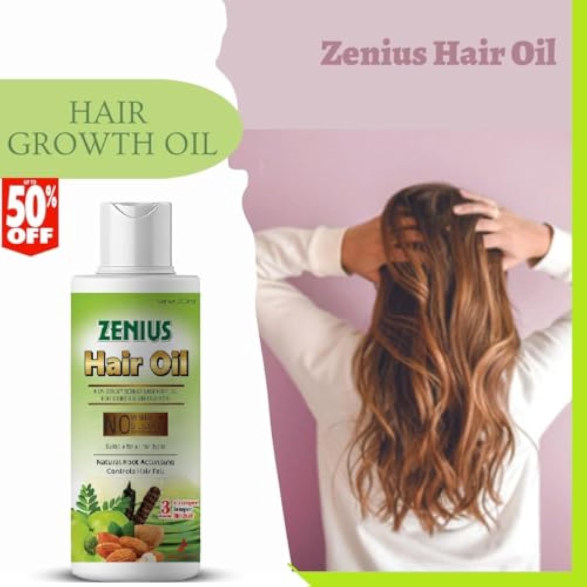 Hair Oil for Hair Fall and Regrowth, Pack of 3