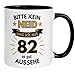 82 Geburtstag Männer Geschenk Tasse | Bitte kein Neid – weil ich mit 82 so gut aussehe | Lustige Geschenk Geburtstagstasse Spruch 82. Geburtstag | 82ter Geburtstag - Witziges Geburtstagsgeschenk Mann