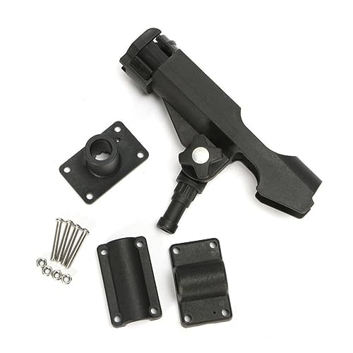 BESPORTBLE Soporte De Caña De Pescar Giratorio para Kayak y Accesorio Tornillos para Yates para Aficionados La Agua Dulce y Salada
