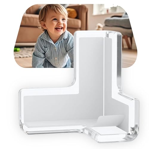 Protetor de Quina para Bebê Silicone Transparente Flexível Kit 10 Peças Segurança Infantil Idoso Anti Impacto Fácil Instalação Móveis Mesa Rack Armário