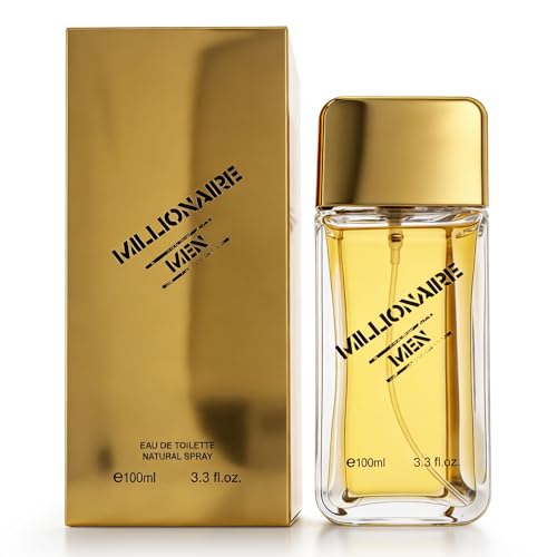 Image of AFLUXE No.1 Millionaire Eau de Toilette for Men, Bold Warm Spicy Amber Woody Cologne, Long Lasting Intense Mens Fragrance, 3.3 fl oz (100 ml)
