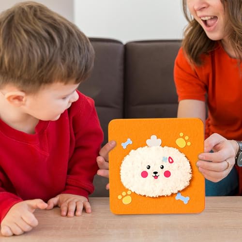 Interaktiver Leckerli-Spender für Hunde – Bastelset und | Puzzle-Kugellager für Welpen, Trainingsspielzeug, Anreicherung D