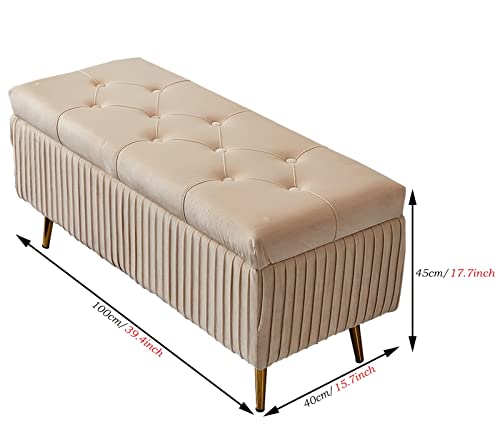 Banc de rangement rectangulaire résistant pour petits espaces - 4