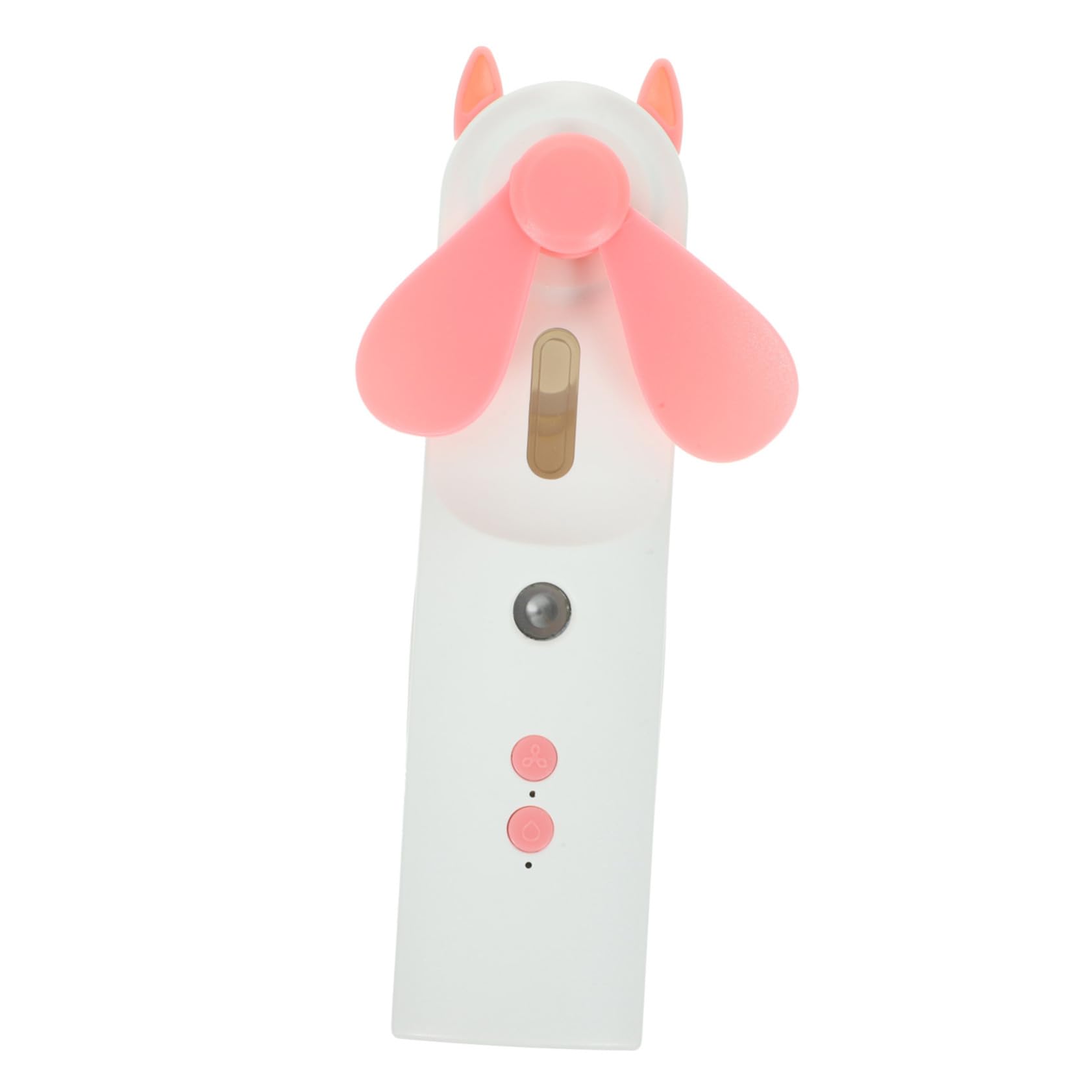 Ventilador de Mini USB enfriador portátil Holibanna con humidificador de mano rosa