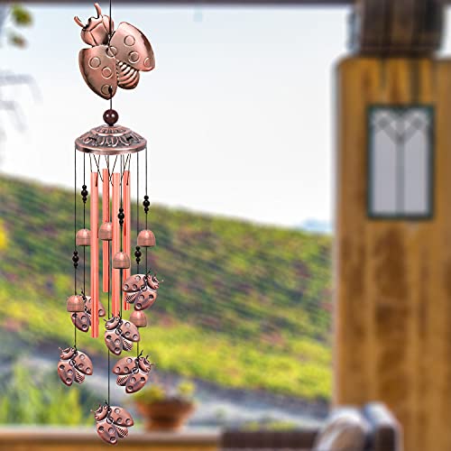Solawindchime Insect Wind Chimes Outdoor, Insect Memorial Wind Chime, Gift Wind Chime, Insect Lovers Wind Bell, Gifts For Women, For Home, Garden, Indoor, Outdoor Decoration, Garden Ladybug Wind Chime #TOP7