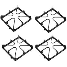 WB31K10034 Burner Grates XL44 Stove Replacement Parts for GE Stove Grates Cooktop Parts GE Gas Range Grates Stove Top Burner Grates JGBP29MEM1BS GE Oven Grates Cooktop Grates Stove Rack Set 4 Pcs
